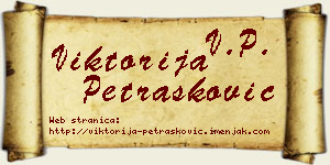 Viktorija Petrašković vizit kartica